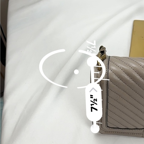 Rebecca Minkoff Purse - Chevron Quilted Love Crossbody Bag - Picture 16 of 16